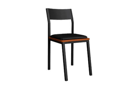 ชุดโต๊ะอาหาร 4 ที่นั่ง THE WILD FURNITURE รุ่น MORROCK 120 ซม. สีไม้ประดู่/ดำ_3